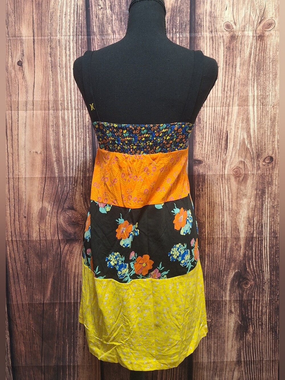 Hurley Floral Mix Dress Y2k Size XS - Picture 4 of 7